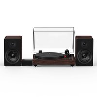 Fluance - RT83 Reference High Fidelity Vinyl Turntable, PA10 Phono Preamp and Ai41 Powered 5" Stereo Bookshelf Speakers - Natural Walnut