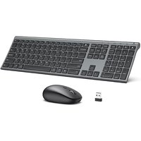 Pacoar Cade - Dk03 And Mouse Rechargeable Dual-mode (bluetooth 4.2 + ) Wireless Combo Ultra-slim Multi-device For Ipad Android - Default