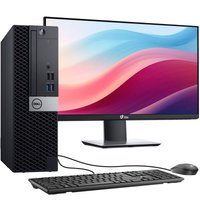 Dell - Refurbished Excellent - OptiPlex 7040 Desktop SFF Computer PC Intel-Core i5-6th 3.20GHz | 16GB DDR4 Ram | 1TB SSD | WiFi 24" LED Monitor Win 11 - Black