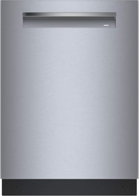 Bosch - 800 Series Top Control Smart Built-In Stainless Steel Tub Dishwasher with 3rd Rack and Pocket Handle, 42 dBA - Stainless Steel