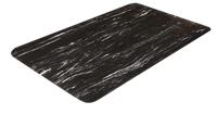 Crown Mats - Crown Cushion-Step Marbleized Rubber Anti-Fatigue Floor Mat, 36" x 72" - Black