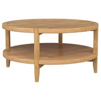 Coaster Co. of America - Camillo Round Solid Wood Coffee Table Maple - Brown