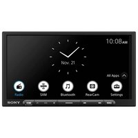 Sony - XAVAX6000 Car Audio 6.95 Inch Media Receiver with CarPlay and Android Auto - Black