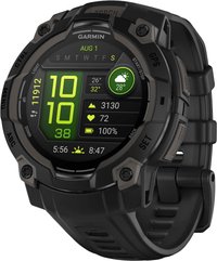 Garmin - Instinct 3 GPS Smartwatch 45 mm AMOLED - Black with Black Band - (2025)