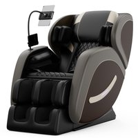 APRILSOUL - Massage Chair Recliner Zero Gravity Full Body Air Pressure - Gray