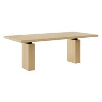 Modway - Piston 82" Rectangular Wood Dining Table - Brown