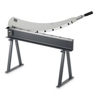 VEVOR - Guillotine Shear,39 in Bed Width Benchtop Cutter, Manual Hand Plate Shear for Metal Sheet Processing,Q235 Material,Stand - Gray