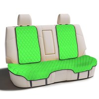 COTTAGE - Car Seat Cushion Neosupreme Single Front Cover With Pockets Airbag Compatible Universal Fit For Driver Or - Gray Black Full Set -- 8PCS