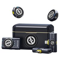 Earthley Blooms - Hollyland Lark M2 Wireless Microphone For Iphone camera android pc 48khz 24 High Fidelity Audio Range Noise - Black Combo