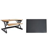 Rocelco - 32" Height Adjustable Standing Desk - Brown