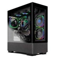 Skytech Gaming - Skytech AZURE2 - AMD Ryzen 7 7800X3D, NVIDIA GeForce RTX 5060 Ti 16G, 32GB 5200 MHz DDR5 RAM, 750W GOLD PSU - Black