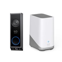 eufy - Video Doorbell E340 with HomeBase S380 (HomeBase 3) - Black