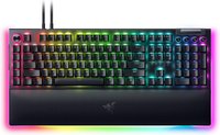 Razer - BlackWidow V4 Pro Full Size Wired Mechanical Green Clicky Switch Gaming Keyboard with Chroma RGB Backlighting - Black