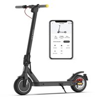 Loheer - 5TH WHEEL V30PRO Folding Electric Scooter for Adults, 350W Motor, 10-Inch Honeycomb Tires, 18.6 MPH - Black