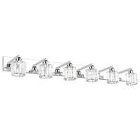 Empire DigiLabs - Light Fixtures Bathroom Vanity Crystal Modern For 4 exclude Bulb led lamp wall SPECIFICATION:Length 32.3 - Chrome (Round) 49 inch