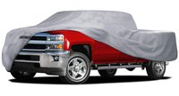 Empire DigiLabs - Truck Car Cover For Automobiles Heavy Duty Waterproof All Weather Multi layer Outdoor Indoor Protection Uv - Max Bed Length: 96" | 230" (L) x 80" (W) x 60" (H)