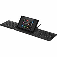 MP - Mobile Pixels Tetra Keyboard - Wireless Connectivity - Bluetooth - Compact - 5 - 85 Key(s) - Windows, Mac OS, Android - Jet Black