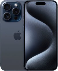 Apple - Refurbished Excellent - Pre-Owned Good iPhone 15 Pro 5G 128GB - Apple - Refurbished Excellent Intelligence - (Unlocked) - Blue Titanium