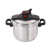 DEL OLMO ASSOCIATES - 8.5-Qt Stainless Steel Pressure Cooker, Induction Safe, Secure Lock, Dishwasher - 8 Quarts Easy Open Pressure Cooker