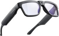 OhO sunshine - All-in-One Smart Glasses, Photochromic Lens with Blue Light Protection, 4K HD Camera, Bluetooth Speakers, 64GB Storage - Black
