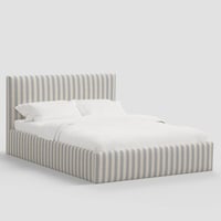 Twin Sophia Square Low Platform Bed Malcolm Striped Blue - Threshold™