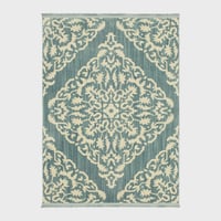 7'x10' Medallion Woven Area Rug Aqua - Threshold™