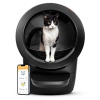 Whisker Litter-Robot 4 with Step - Black