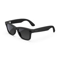 Ray-Ban Meta Ray-Ban | Meta Wayfarer Large (Gen 2) - Matte Black, Polarized Gradient Graphite Lenses