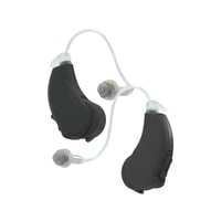 Lucid Hearing Engage Rechargeable OTC Behind The Ear with BT Streaming iPhone Hearing Aid - Black