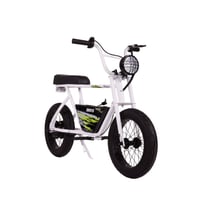 Droyd Kids' Blipper 16" Step Over Mini Electric Bike - White