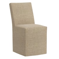 Elijah Dining Chair Linen Sandstone - Threshold™: Hardwood Frame, Comfortable Upholstery, No Assembly Required