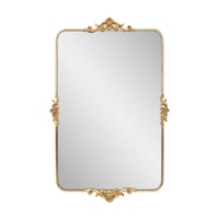 Howard Elliott 26"x40" Wanstead Park Gold Gilded Rectangular Vanity Mirror