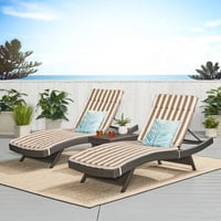 Salem 3pc Brown Wicker Lounge & Coffee Table: No Assembly, Weather-Resistant - Christopher Knight Home