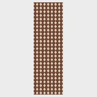 Playa Rug 36"x38' Terri Trellis Indoor/Outdoor Runner Rug Brown/Creme/Black