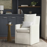 Threshold designed w/Studio McGee Pacific Ridge Pillowback Chair in Tussah Snow - Threshold™ designed with Studio McGee