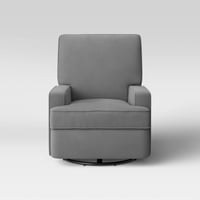 Baby Relax Addison Swivel Gliding Recliner - Gray