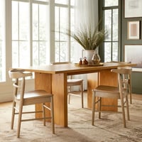 Threshold designed w/Studio McGee 2pk Kaysville Curved Back Wooden Dining Chairs Gray Wash - Threshold™ designed with Studio McGee