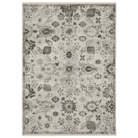 Captiv8e Designs 9'10"x12'10" Chinon Vintage Floral Ivory/Gray Area Rug