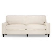 78" Palisades Sofa Beige - Serta: Space-Saving, Comfortable Seating for Small Living Areas