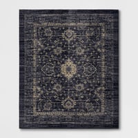 10'x12' Ombre Design Vintage Tufted Distressed Area Rug Indigo - Threshold™
