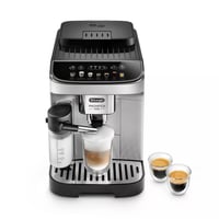 DeLonghi De'Longhi Magnifica Evo with LatteCrema System - ECAM29084SB: 15 Bars, Milk Frother, Grind & Brew, Silver, 60oz Capacity