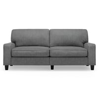 78" Palisades Sofa Dark Gray - Serta