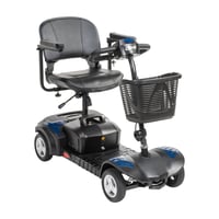 Drive Medical Scout LT 4-Wheel Travel Scooter - Extended 20AH Battery, Compact Electric Mobility