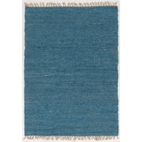 8'x10'6" Verginia Berber Rug Sage - Linon: Reversible Flatweave, Wool & Jute, Low Pile, Handmade, Indoor Use