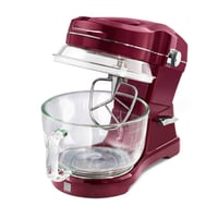 Kenmore Elite Ovation 5qt Stand Mixer with Pour-In Top, 500W - Red: 10 Speeds, 5 Year Warranty, Dishwasher-Safe Parts