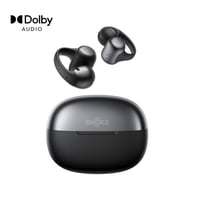 Shokz OpenDots ONE True Wireless Earbuds - Black: Built-In Microphone, USB-C Connection
