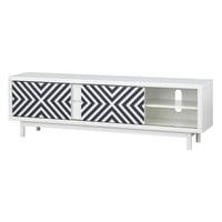 Mason TV Stand For TV Stand for TVs up to 75" White - Lifestorey