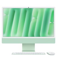 Apple iMac 24" with Retina 4.5K, M4 with 10-Core CPU & 10-Core GPU, Late 2024, Green Gigabit Ethernet Standard Display MagicKeyboard w/TouchID & Numeric Key 16GB 1TB SSD