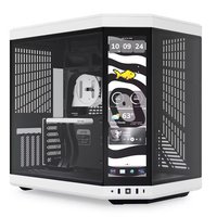 HYTE Y70 Touch Infinite Tempered Glass Mid-Tower ATX Case w/14.9" Touch Display Panda