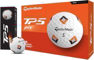 TaylorMade TP5X Pix USA Golf Balls